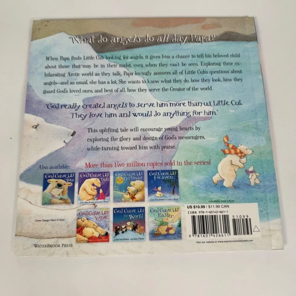 God Gave Us Angels‎ Lisa Tawn Bergren HC 1st Ed 2014 Christian Kids Book